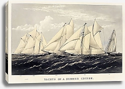 Постер Яхты в летнем круизе