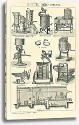 Постер Производство сливочного масла 1