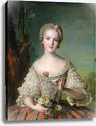 Постер Натье Жан-Марк Portrait of Madame Louise de France at Fontevrault, 1748