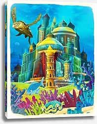 Постер Подводный замок
