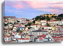 Постер Португалия, Лиссабон. Город со смотровой площадки №4