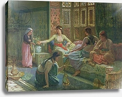 Постер Белли А. Interior of a Harem, c.1865