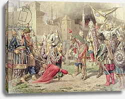 Постер Кившенко Алексей Tsar Ivan IV Vasilyevich the Terrible conquering Kazan, 1880