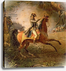Постер Лейюн Луис The Battle of Marengo, detail of Napoleon Bonaparte and his Major, 1801 2