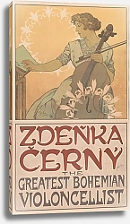 Постер Муха Альфонс Zdeňka Černý The greatest Bohemian violoncellist