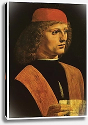 Постер Леонардо да Винчи (Leonardo da Vinci) Портрет музыканта
