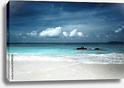 Постер Пляж на острове Праслин на Сейшельских островах