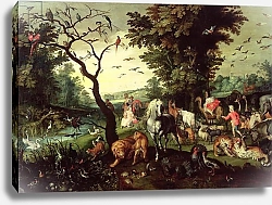 Постер Брейгель Ян Старший The Animals Entering Noah's Ark