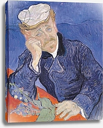 Постер Ван Гог Винсент (Vincent Van Gogh) Dr. Paul Gachet, 1890