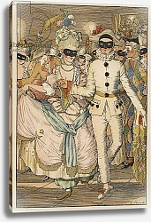 Постер Сомов Константин Bal masque, 1918