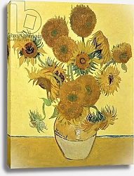 Постер Ван Гог Винсент (Vincent Van Gogh) Sunflowers, 1888