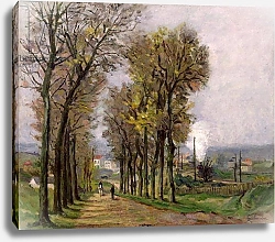 Постер Гуилаумин Арманд Landscape in the Ile de France, c.1878
