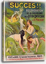 Постер Школа: Французская Poster advertising 'La lotion americaine du docteur Mackay'