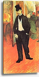 Постер Тулуз-Лотрек Анри (Henri Toulouse-Lautrec) Доктор Тапье де Селейран в фойе театра