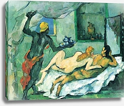 Постер Сезанн Поль (Paul Cezanne) Пополудни в Неаполе