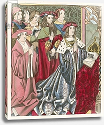 Постер Шоу Анри (акв) Henry VI and his Court