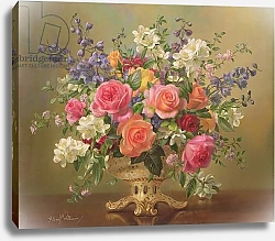 Постер Уильямс Альберт (совр) AB/297 An Arrangement of June Flowers