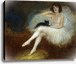 Постер Карье-Белюз Пьер Ballerina with a Black Cat,