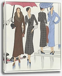 Постер Неизвестен Art – Goût – Beauté, Feuillets de l’ élégance féminine, Novembre 1931, No. 135, 12e Année, p. 17