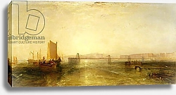 Постер Тернер Уильям (William Turner) Brighton from the Sea, c.1829