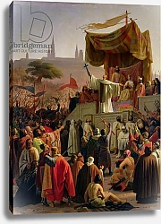 Постер Синьоль Эмиль St. Bernard Preaching the Second Crusade in Vezelay, 31st March 1146, 1840
