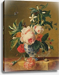 Постер Хайсум Микель A Vase of Flowers, 1729