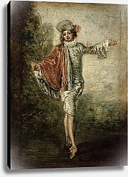 Постер Ватто Антуан (Antoine Watteau) L'Indifferent, 1716