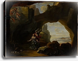 Постер Лингельбах Иоханнес The Magdalen in a Cave, c.1650