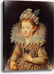Постер Поурбус Франс Младший Portrait of Eleonora de Gonzaga Mantua as a Child