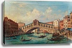 Постер Грубакс Джованни Venice, the Rialto Bridge in Venice