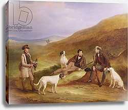 Постер Фернли Джон Edward Horner Reynard and his Brother, George, Grouse Shooting with the Keeper, 1836