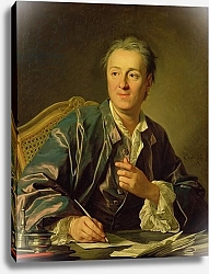 Постер Лоо Луи Portrait of Denis Diderot 1767