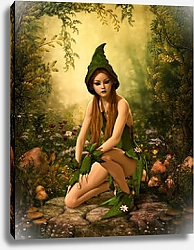 Постер Эльф зелёного леса