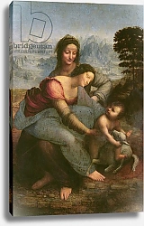 Постер Леонардо да Винчи (Leonardo da Vinci) Virgin and Child with St. Anne, c.1510