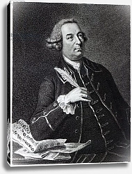 Постер Зоффани Йоханн Portrait of John Christopher Smith, musician and amanuensis of Handel
