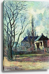 Постер Гоген Поль (Paul Gauguin) Winter Landscape at Copenhagen, 1885