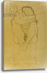Постер Климт Густав (Gustav Klimt) Seated Woman 1