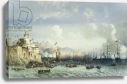 Постер Боссоли Карло The War in Italy: Genoa, The Arrival of the Emperor Napoleon III, 1859