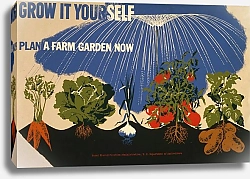 Постер Grow it yourself Plan a farm garden now.