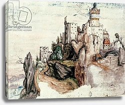 Постер Дюрер Альбрехт (последователи) Fortified Castle