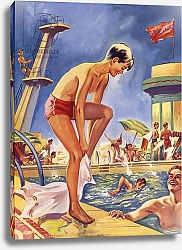 Постер Картины Lido swimming pool 1930s