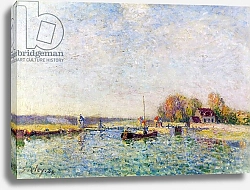 Постер Сислей Альфред (Alfred Sisley) The Canal, 1884