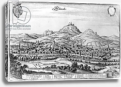 Постер Школа: Немецкая 17в View of Eisenach