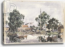 Постер Джонкинд Йохан A Canal in The Hague, 1868