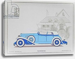 Постер Школа: Американская 20в. DuPont Motor Cars: Transformable, 1921