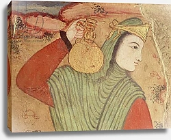 Постер Школа: Персидская Man carrying wine from the Court of Shah Abbas I, 1585-1625