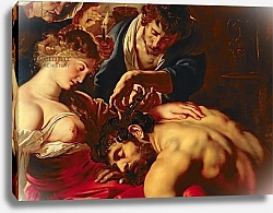 Постер Рубенс Петер (Pieter Paul Rubens) Samson and Delilah, c.1609