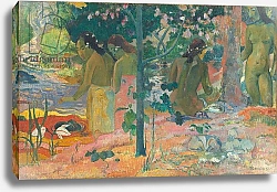Постер Гоген Поль (Paul Gauguin) The Bathers, 1897