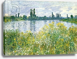 Постер Моне Клод (Claude Monet) Banks of the Seine, Vetheuil, 1880