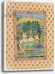 Постер Школа: Индийская 18в Krishna and the Gopis